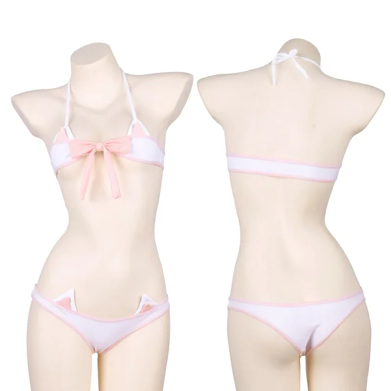 Bandage - Ensemble mini bikini Lolita Anime rose