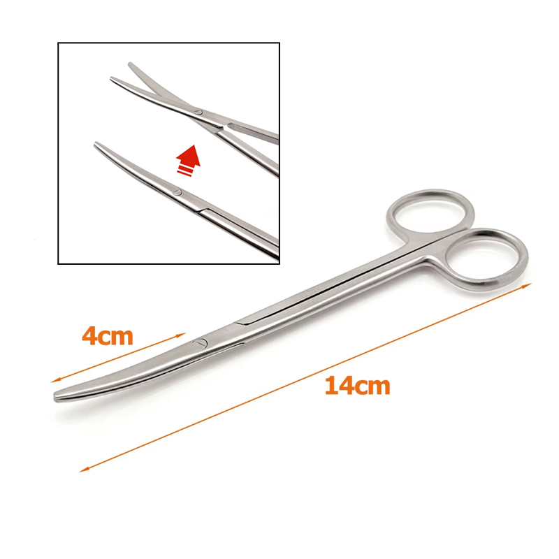 Medical Scissors - Ciseaux TC Metzenbaum incurvés, pointes étroites