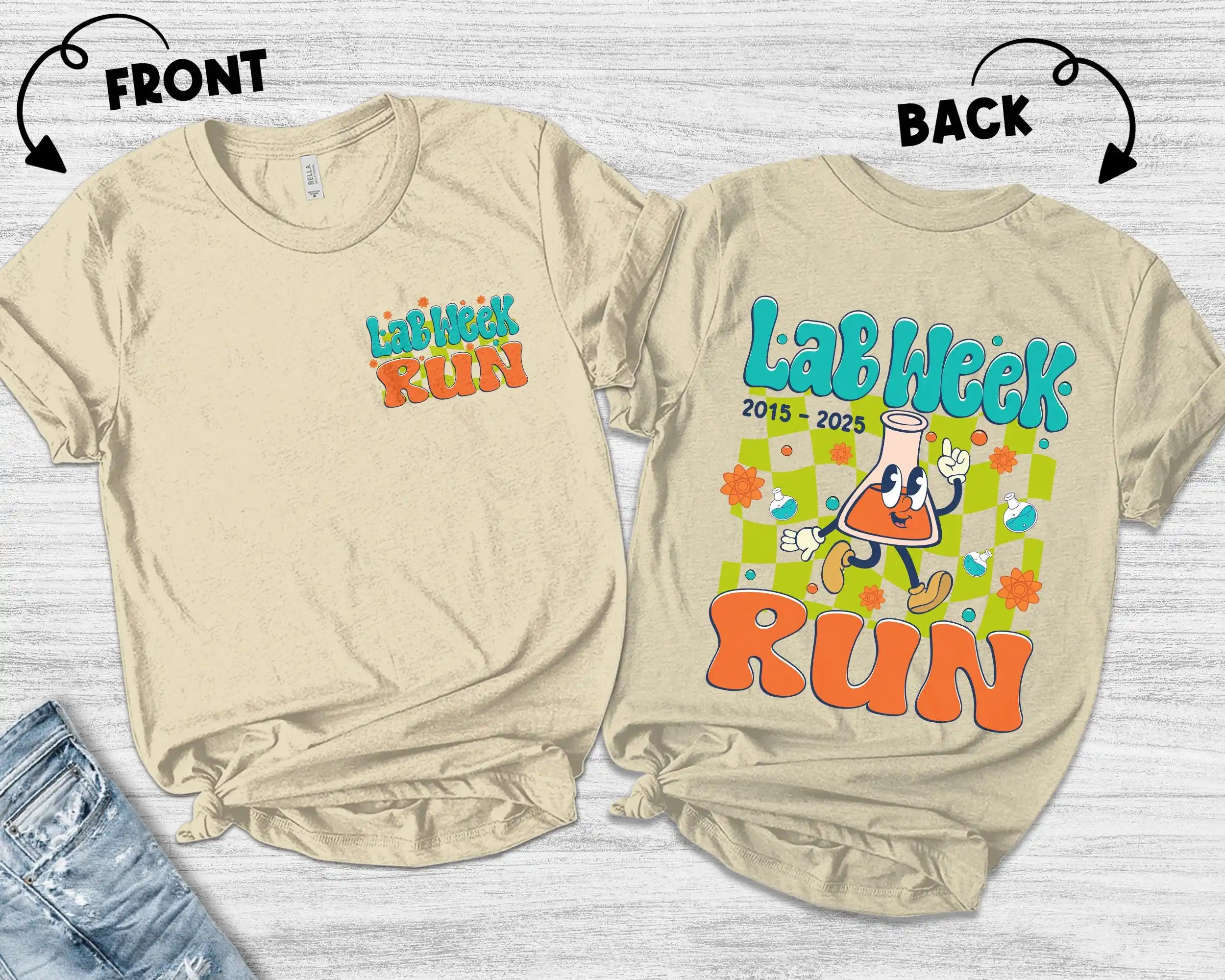 Medical Lab Week 2025 - T-shirt Rétro Lab Week 2025 –