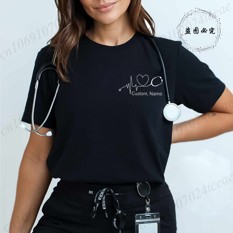 Stethoscope - T-shirts personnalisés pour infirmières avec stéthoscope