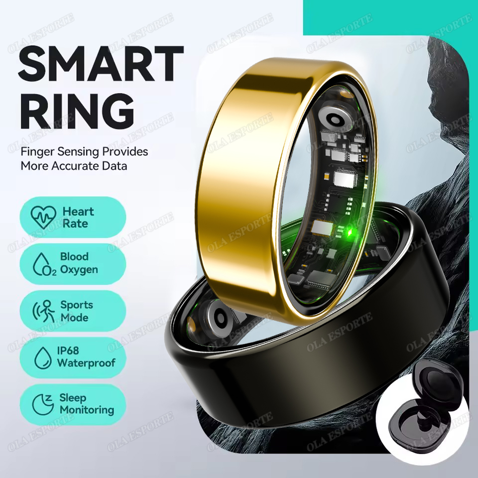 Blood Pressure Monitor - Nouvelle bague intelligente 2026, GPS, modes