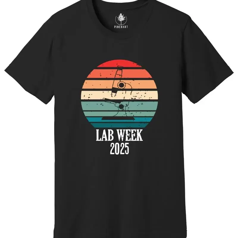 Medical Lab Week 2025 - T-shirt Retro Lab Week 2025, T-shirt