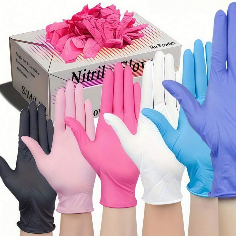 Medical Gloves - Gants jetables en Nitrile, 100 pièces,