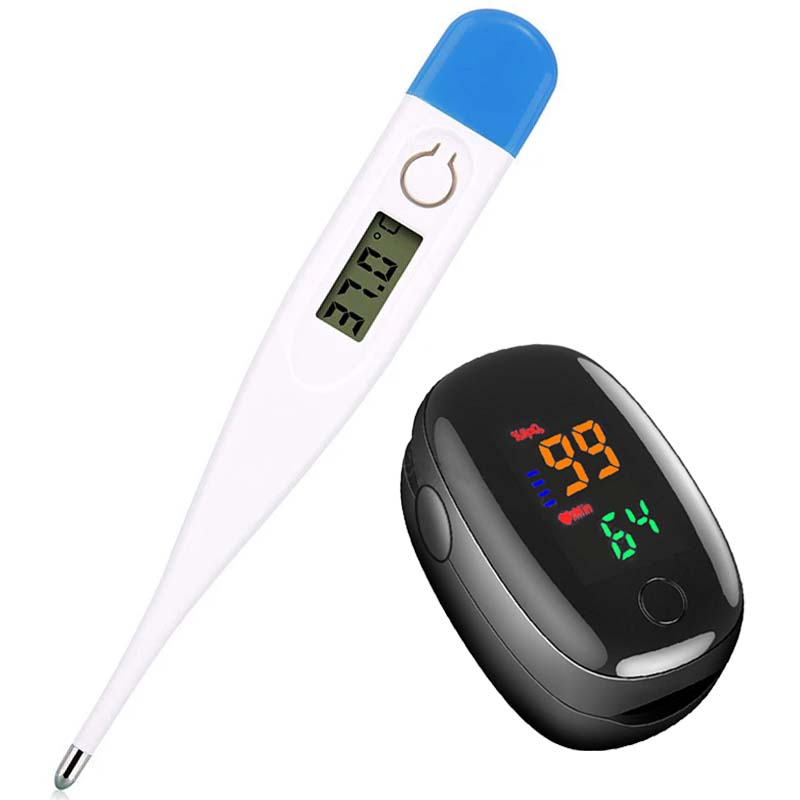 Pulse Oximeter - Oxymètre de pouls doigt médical thermomètre