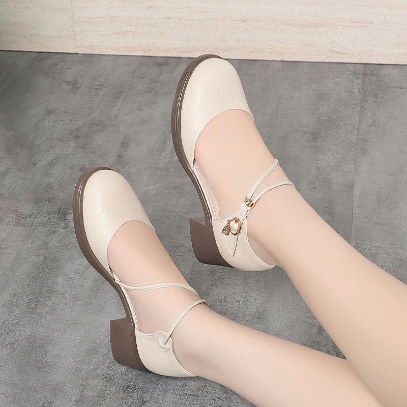 Chaussures à talons carrés de  - Bandage avis et prix