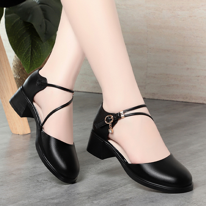 Chaussures à talons carrés de  - Bandage avis et prix