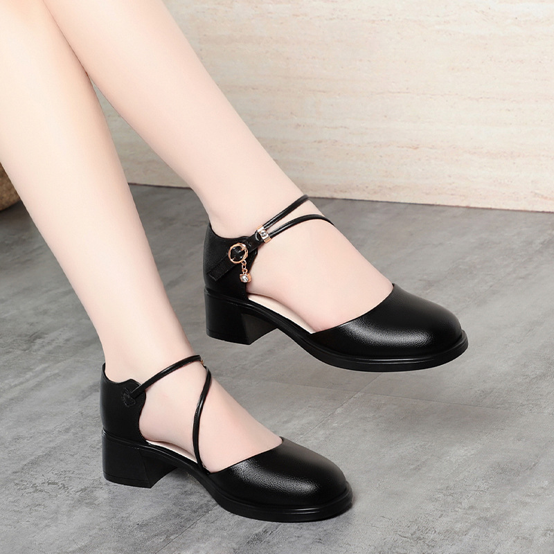 Chaussures à talons carrés de  - Bandage avis et prix