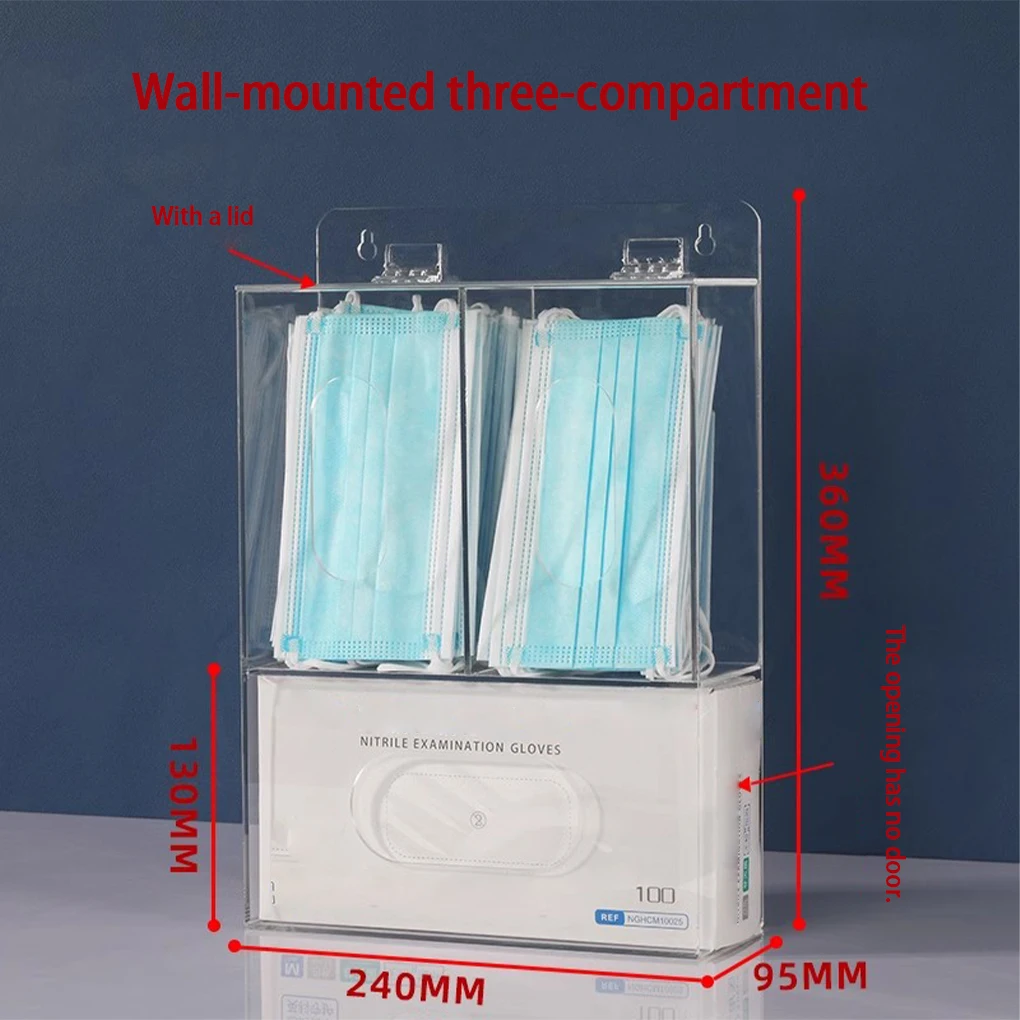 Support mural transparent en a - Medical Gloves avis et prix