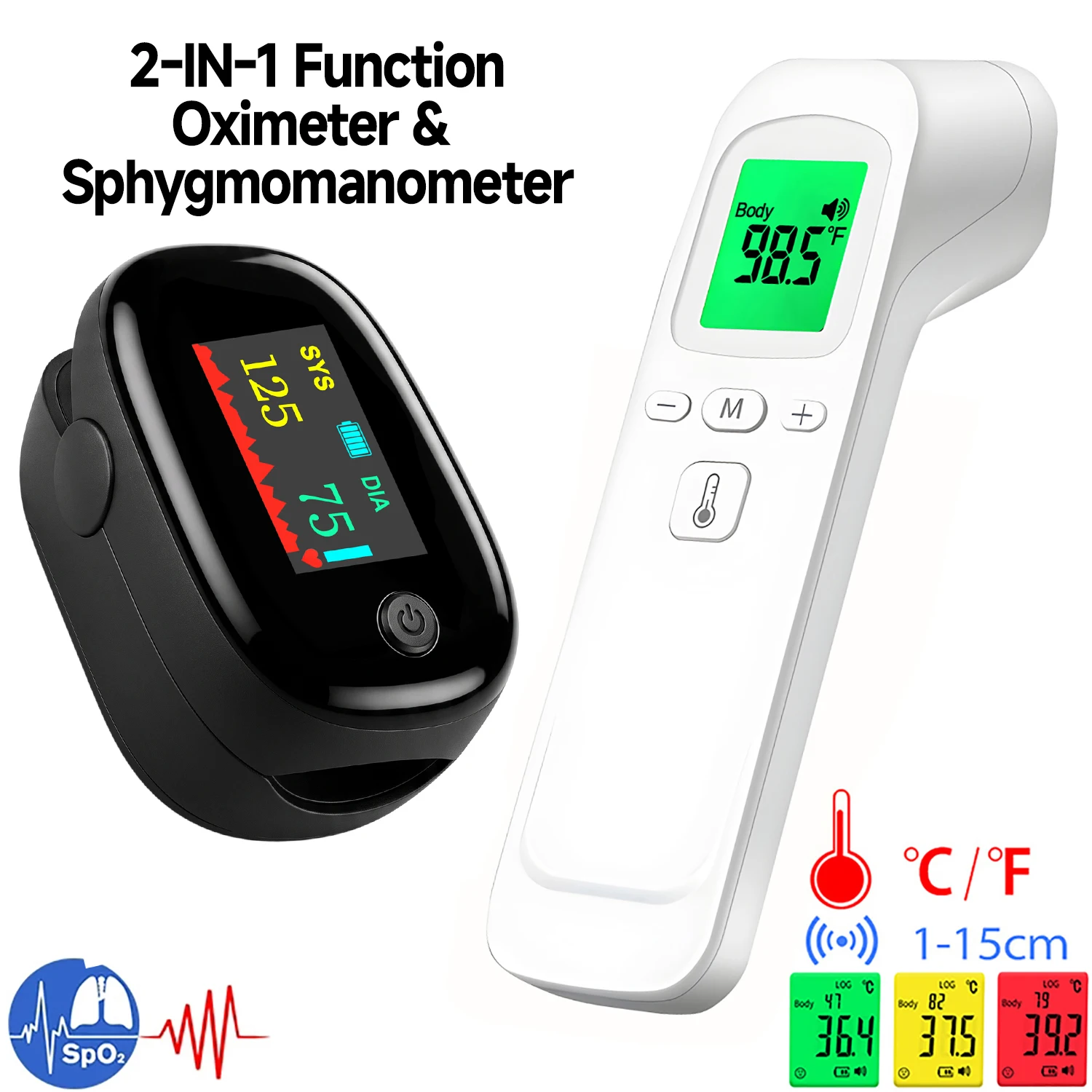 Thermomètre infrarouge pour le - Pulse Oximeter avis et prix