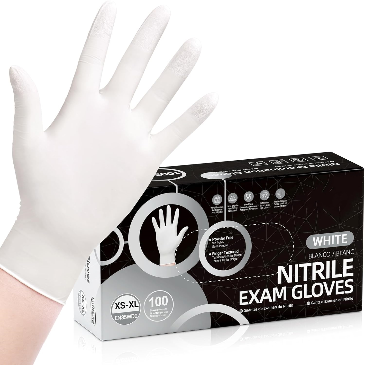 100 gants jetables en nitrile, - Medical Gloves avis et prix