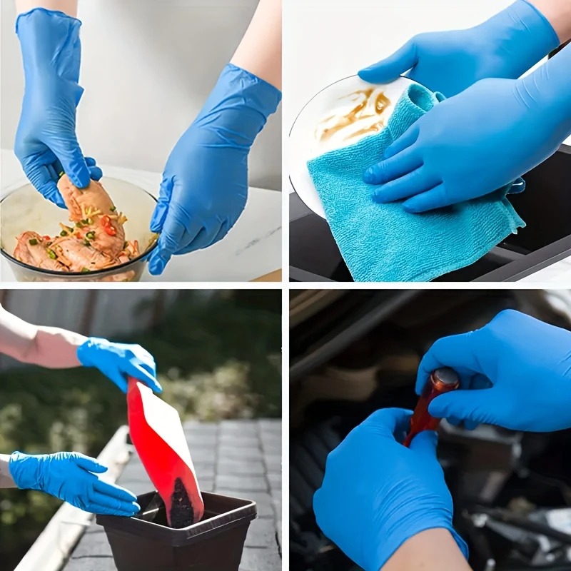 Gants jetables en Nitrile bleu - Medical Gloves avis et prix