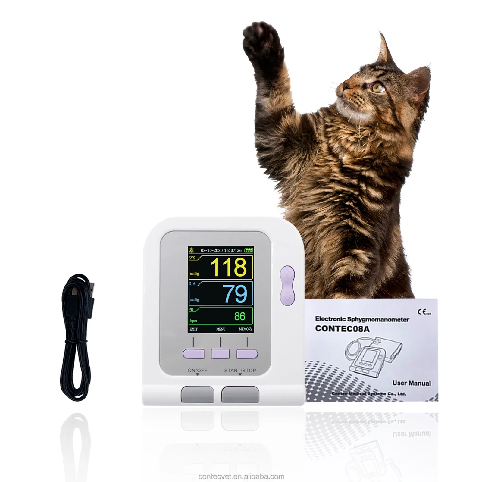 Équipement vétérinaire CONTEC0 - Blood Pressure Monitor avis et prix