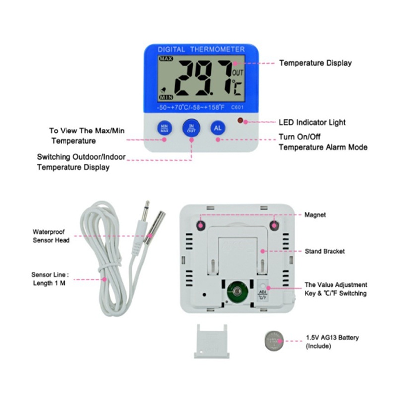 Thermomètre numérique pour réf - Thermometer Digital avis et prix