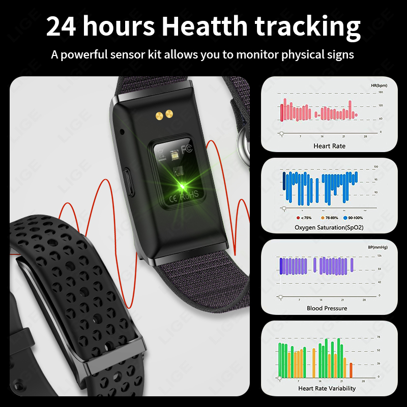 LIGE 100 + Sport Fitness Track - Blood Pressure Monitor avis et prix