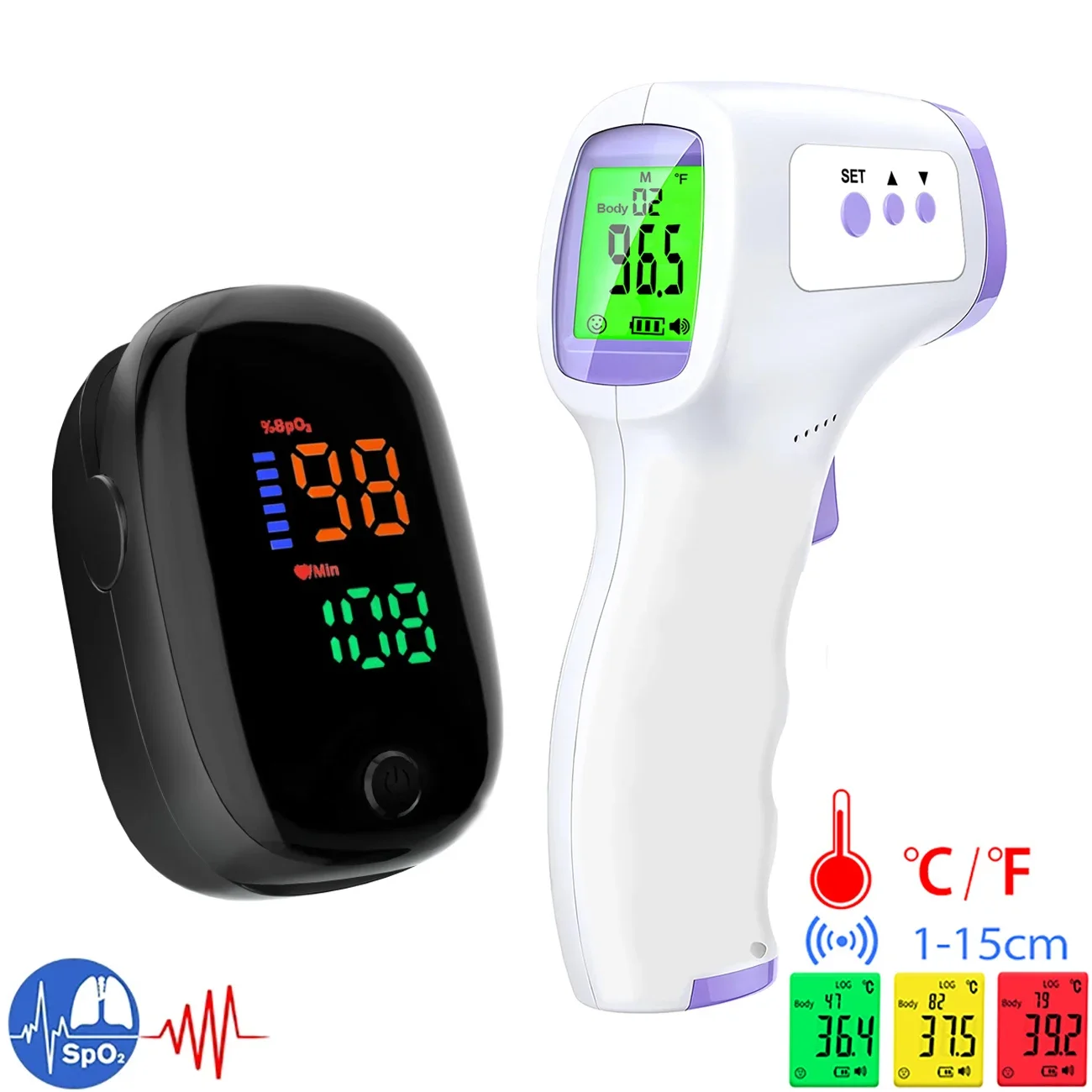 Thermomètre médical infrarouge - Pulse Oximeter avis et prix